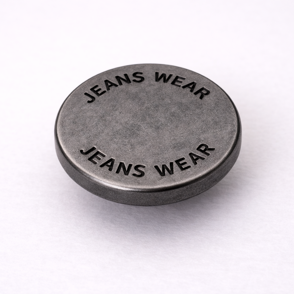 Botón metálico para jeans de alta durabilidad – AR Insumos